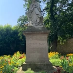 Statue of George Sand in La Châtre, France
