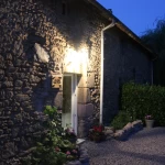 Stable Cottage accommodation : Beautiful stonework and outside security light