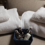 Soft fluffy towels, including extra large bath sheets and Molton Brown accessories