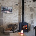 When it's cool outside it is always warm inside with a slow-burning log fire.